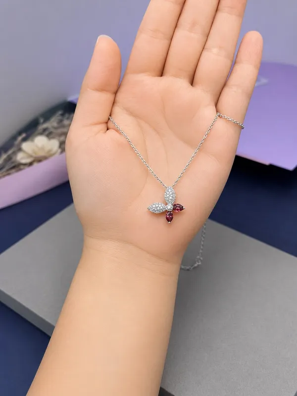 Silver_92.5_Purple_Floral_Stone_Pendant_Necklace_For_Women