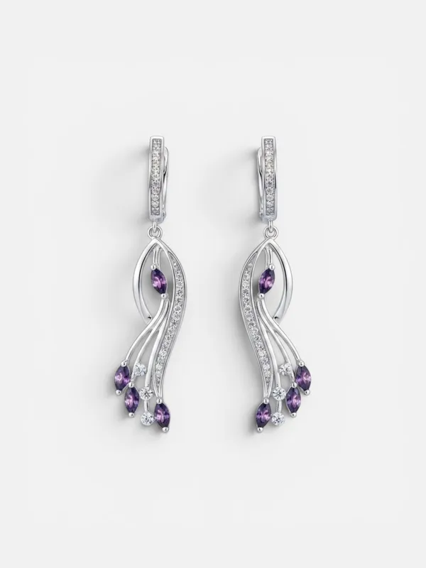 Silver_&_Clear_Crystal_Drop_Earrings_92.5_Sterling_Silver_For_Women