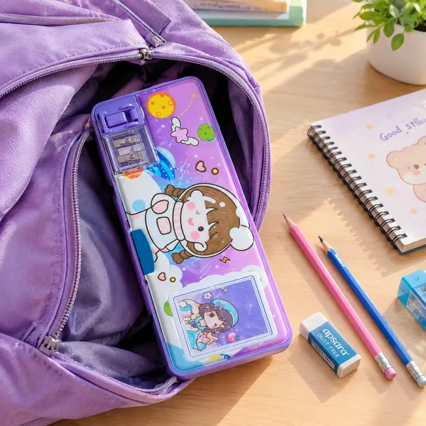 3_Piece_Combo_Kids_Cartoon_Pencil_Box_|_Cute_Space_Theme_Stationery_Organizer_for_School