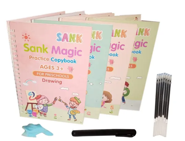 Reusable_Magic_Ink_Practice_Copybook_Set_For_Kids_-_Pack_Of_8