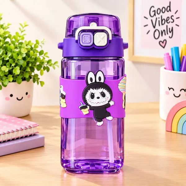 Kids_Cartoon_Flip-Open_Water_Bottle