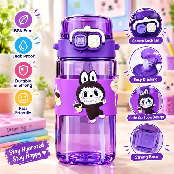 Kids_Cartoon_Flip-Open_Water_Bottle