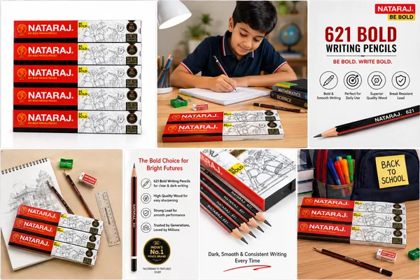 Natraj_621_Premium_Writing_Pencil_–_Smooth_&_Dark_Writing_PACK_OF_5_