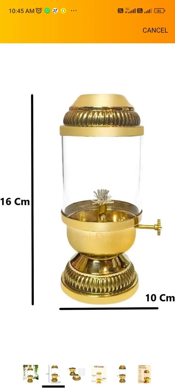 Gold_Finish_Traditional_Oil_Lamp_With_Glass_Cover