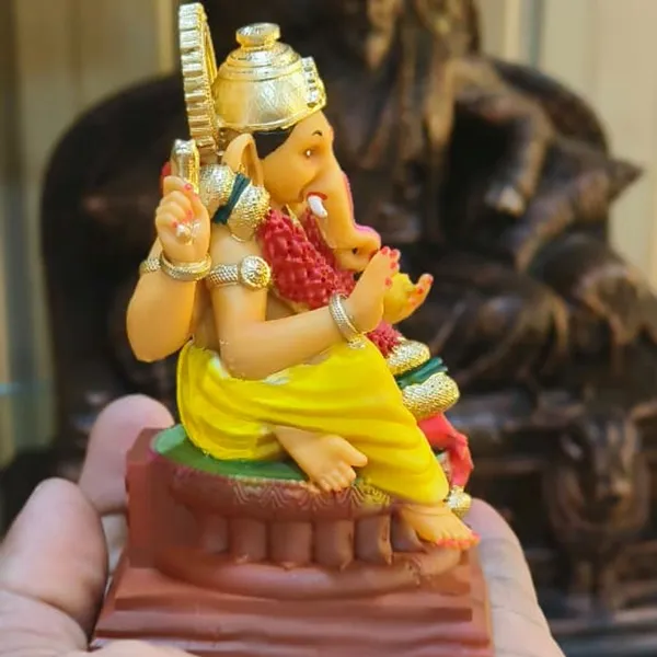 Seated_Ganesha_Ji_4inch_chemical_fiber_material_water_proof