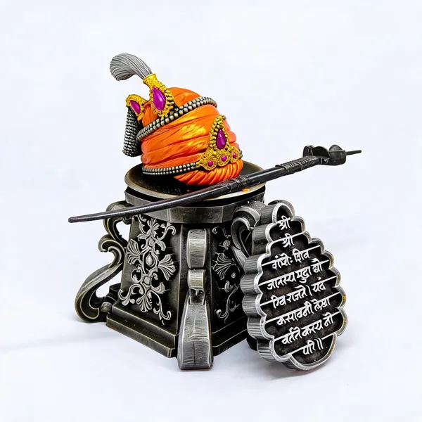 Chemical_Fiber_Traditional_Sambhaji_Maharaj_Warrior_Decorative_Idol
