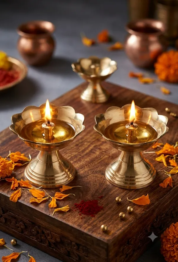 your_brass_material_Pooja_Diya