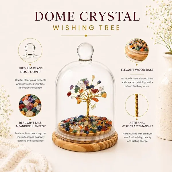Glass_Dome_Wire_Crystal_Stone_Wishing_Tree_Showpiece