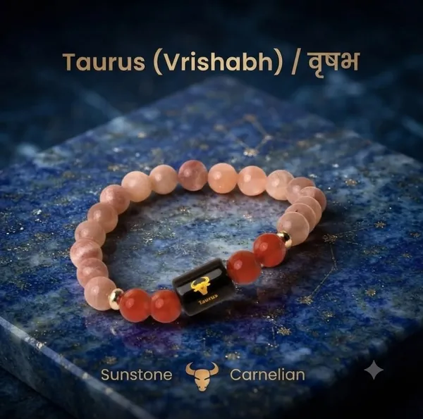 Pink_Sunstone_Carnelian_Crystal_Beaded_Taurus_Bracelet