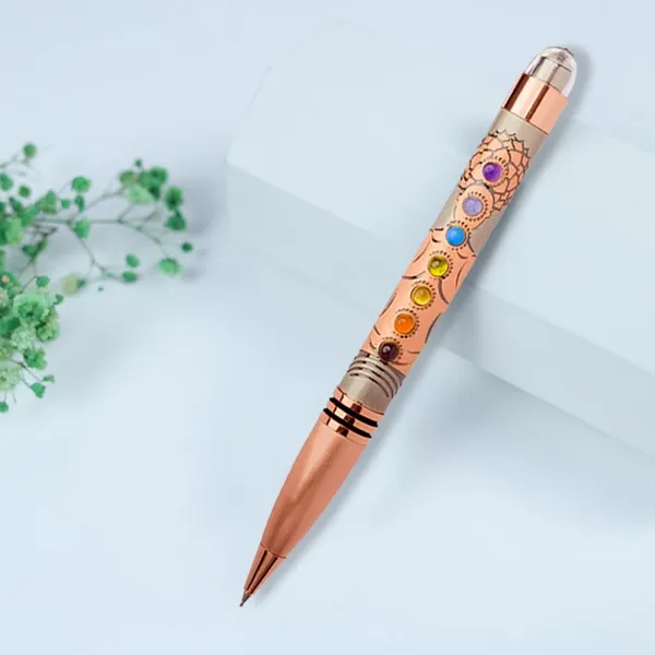 Seven_Chakra_Stone_Embellished_Brass_Ball_Pen