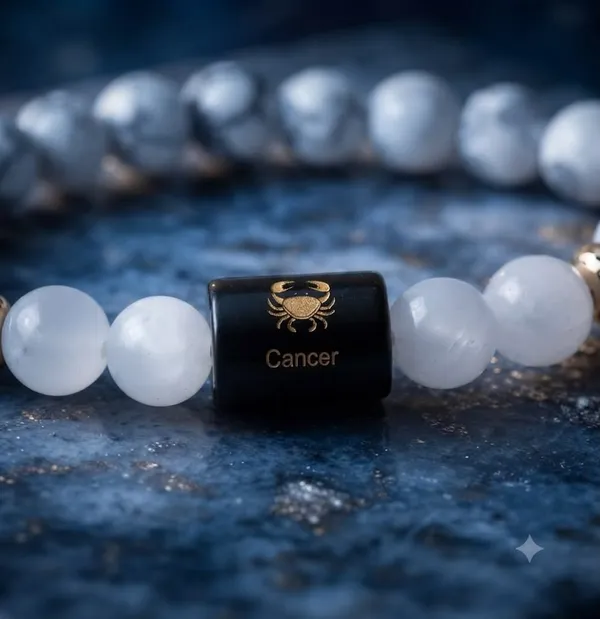 White_Howlite_Milky_Quartz_Crystal_Beads_Cancer_Beaded_Bracelet_For_Women