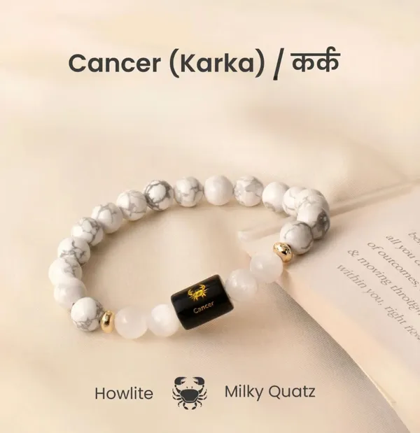 White_Howlite_Milky_Quartz_Crystal_Beads_Cancer_Beaded_Bracelet_For_Women