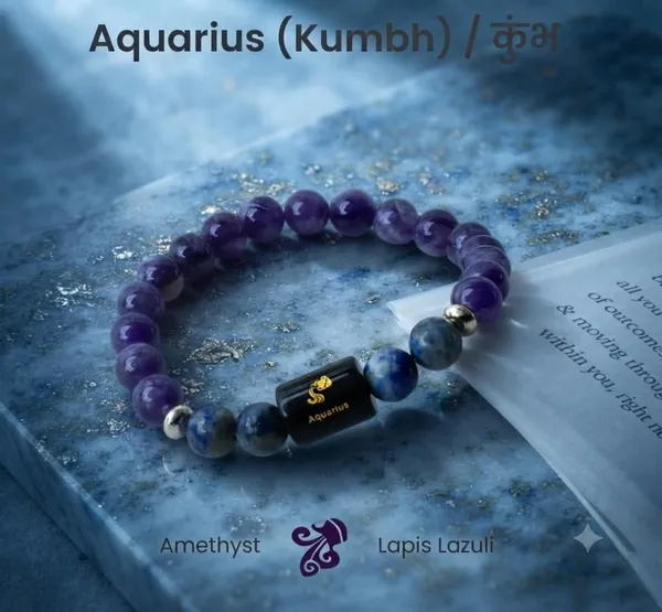 Blue_Amethyst_Lapis_Lazuli_Crystal_Beads_Aquarius_Beaded_Bracelet_For_Unisex