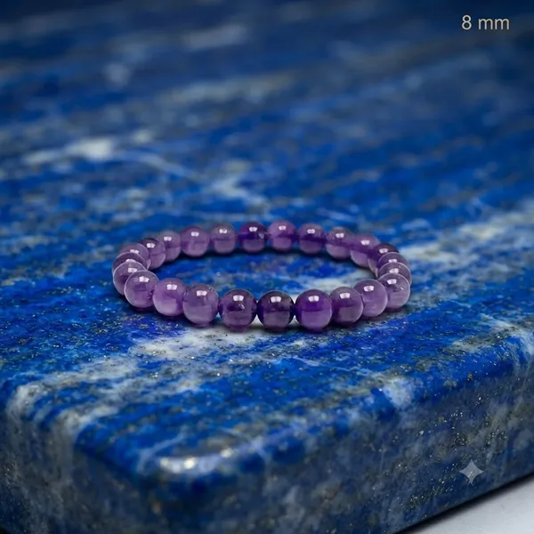 Purple_Crystal_Beads_Stretch_Beaded_Bracelet_For_Unisex