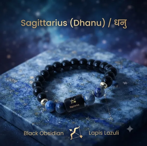 Black_Obsidian_Lapis_Lazuli_Crystal_Beads_Sagittarius_Beaded_Bracelet_For_Unisex