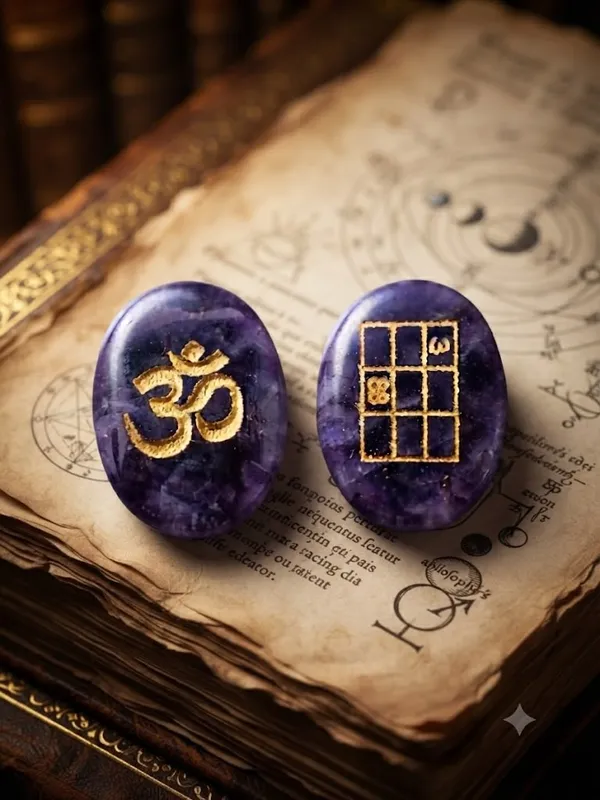 Purple_Stone_Om_Yantra_Engraved_Decorative_Stones