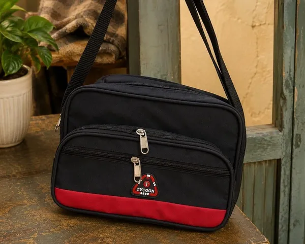Fjhouse_Tycoon_Multi-Pocket_Travel_Shoulder_Bag_Waterproof_Shoulder_Bag_(Black,_10_L)