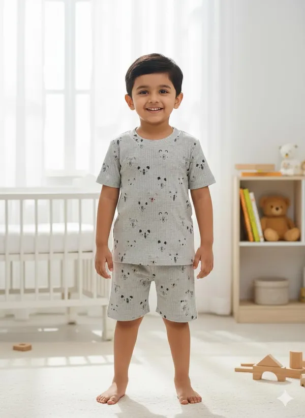 Grey_Melange_Ribbed_Cotton_Co-Ord_Set_For_Baby_Boys