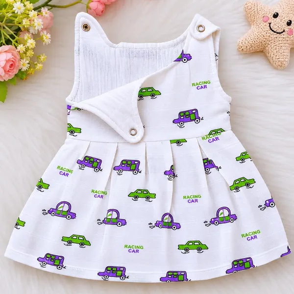 White_Printed_Muslin_Sleeveless_Dress_For_Baby_Girls_-_Pack_of_2
