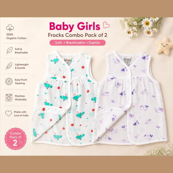 Bird_Print_Muslin_Sleeveless_Dress_For_Baby_Girls_Pack_Of_2