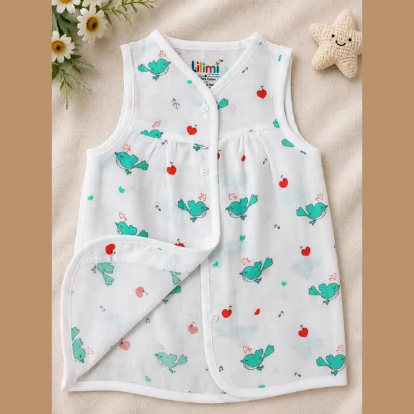 Bird_Print_Muslin_Sleeveless_Dress_For_Baby_Girls_Pack_Of_2