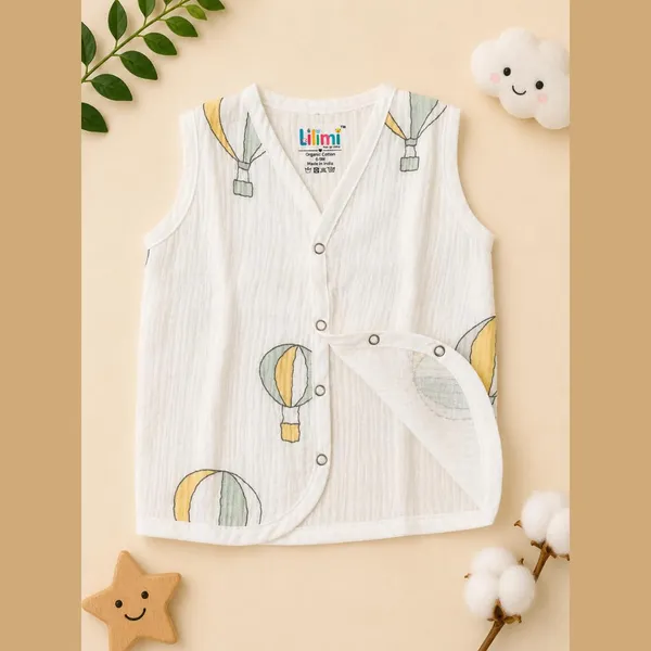 White_Multi_Muslin_Sleeveless_Co-Ord_Set_For_Unisex_Baby