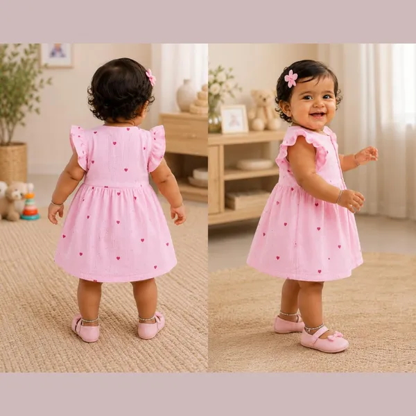 Baby_Pink_Muslin_Flutter_Sleeve_Dress_For_Baby_Girls