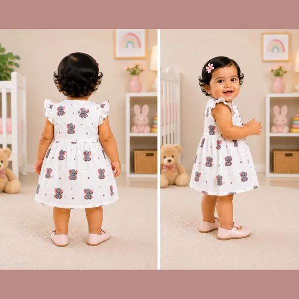 White_Multi_Muslin_Ruffle_Frock_For_Baby_Girls_Pack_Of_2