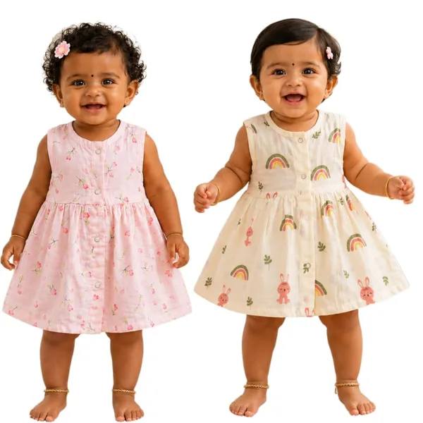 Elite_Pink_Yellow_Muslin_Sleeveless_Dress_Combo_Pack_Of_2_For_Baby_Girls