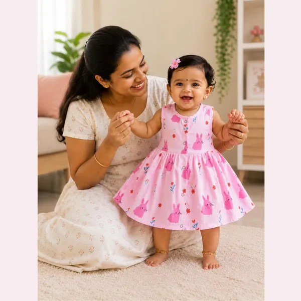 Bunny_Pink_Muslin_Sleeveless_Dress_For_Baby_Girls