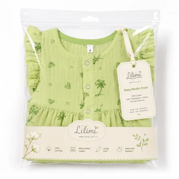 Pistachio_Green_Muslin_Flutter_Sleeve_Dress_For_Baby_Girls