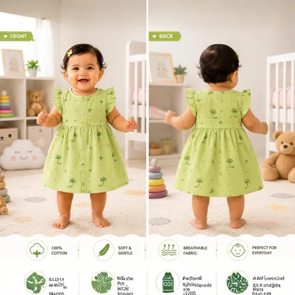 Pistachio_Green_Muslin_Flutter_Sleeve_Dress_For_Baby_Girls