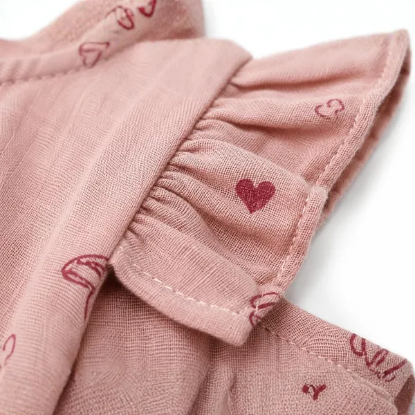 Dusty_Pink_Muslin_Flutter_Sleeve_Dress_For_Baby_Girls