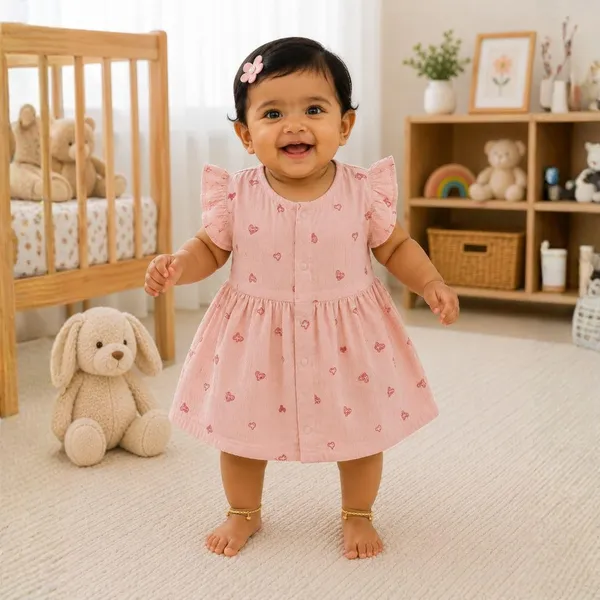 Dusty_Pink_Muslin_Flutter_Sleeve_Dress_For_Baby_Girls