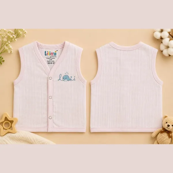 Multicolour_Muslin_Sleeveless_Front_Open_Jabla_For_Unisex_Baby_(Pack_Of_3)