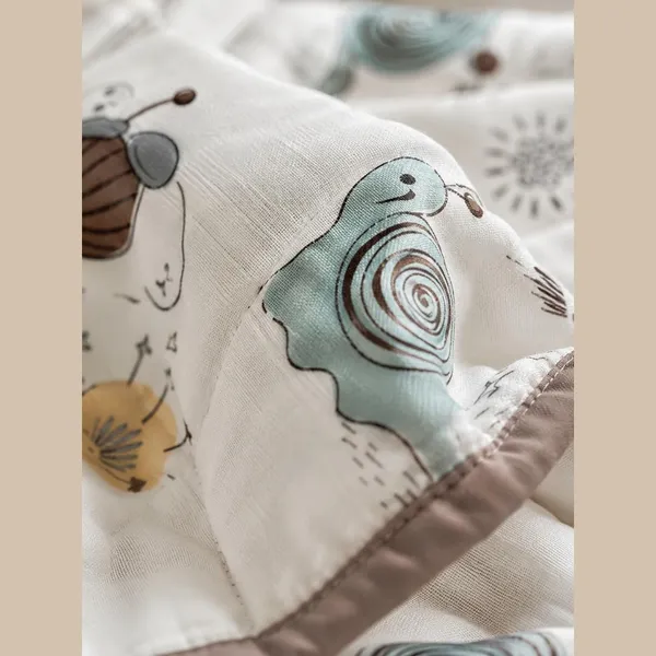 White_Multi_Cotton_Safari_Animal_Print_Dohar_Blanket_For_Kids
