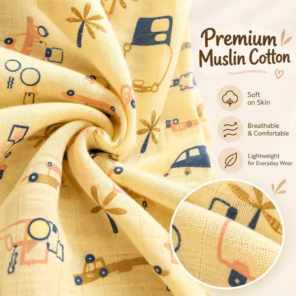 Lilimi_Toddler_Baby_Girl_Cotton_Muslin_Dress_Breathable_Flutter_Sleeve_Button_Front_Cute_Frocks