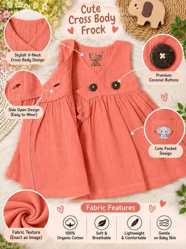 Lilimi_Baby_Girls_Crinkle_Muslin_Frock_Cross_Body_Stlye_Sleeveless