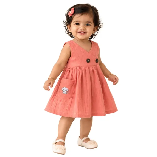 Lilimi_Baby_Girls_Crinkle_Muslin_Frock_Cross_Body_Stlye_Sleeveless