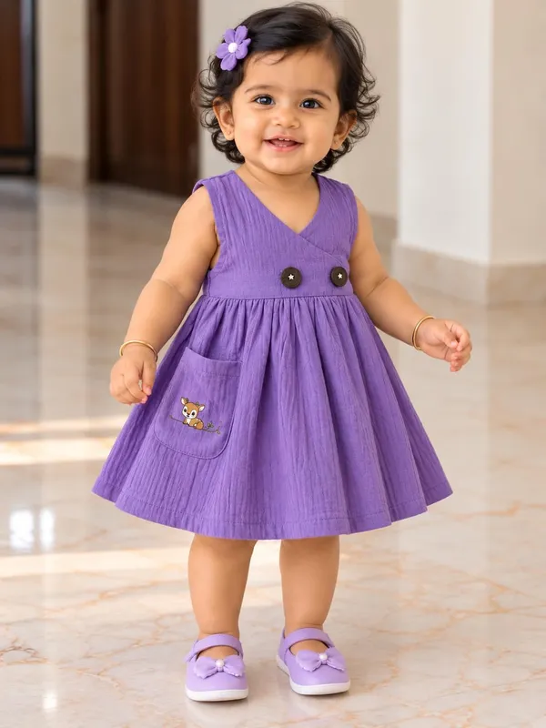 Lilimi_Baby_Girls_Crinkle_Muslin_Frock_Cross_Body_Stlye_Sleeveless