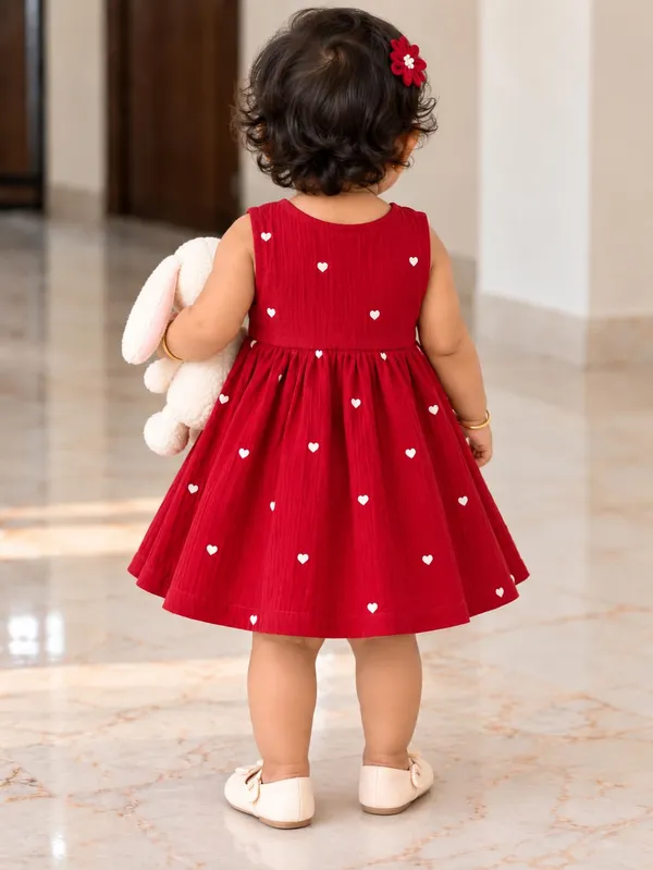 Lilimi_Baby_Girls_Crinkle_Muslin_Frock_Cross_Body_Stlye_Sleeveless