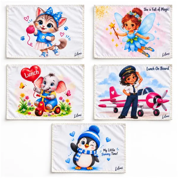 Lilimi_Kidscotton_Towels_Pack_Of_5_18_X_14_Inch_Soft_Absorbent_Hand_Face_Multi_Purpose_Towels_For_School_Travel_Everyday_Use_5_Little_Girls
