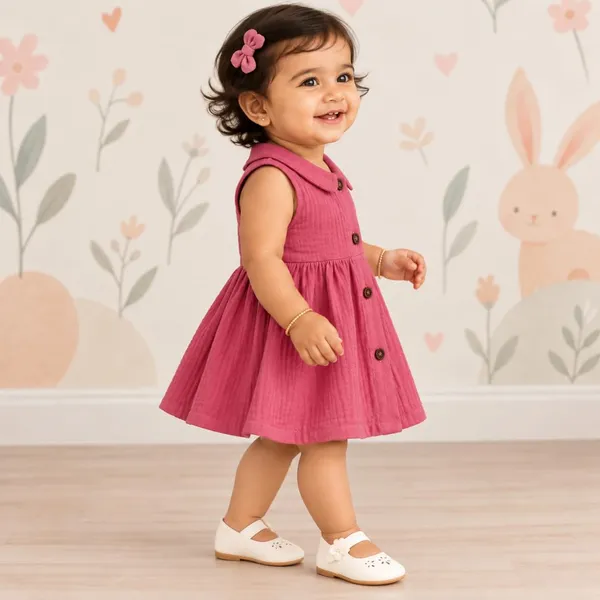 Product_Summary_Lilimi_Baby_Girls_Crinkle_Muslin_Frock_Sleeveless_Peter_Pan_Collar_Dress_With_Soft_Breathable_For_Everyday_Special_Occasions