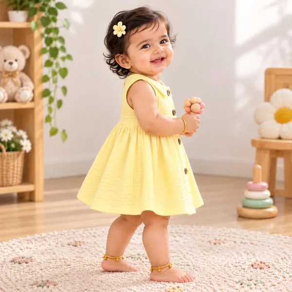 Lilimi_Baby_Girls_Crinkle_Muslin_Frock_Sleeveless_Peter_Pan_Collar_Dress_With_Soft_Breathable_For_Everyday_Special_Occasions