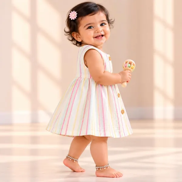 Lilimi_Baby_Girl_Cotton_Crinkle_Muslin_Frock_Sleeveless_Striped_Dress
