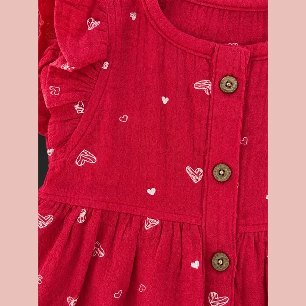 Lilimi_Little_Heart_Ruffle_Sleeve_Crinkle_Muslin_Dress_|_Complimentary_Hair_clip