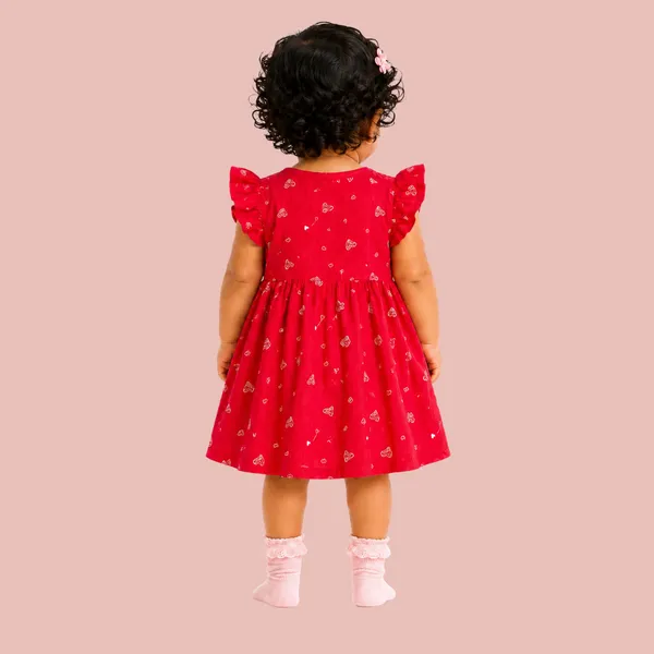 Lilimi_Little_Heart_Ruffle_Sleeve_Crinkle_Muslin_Dress_|_Complimentary_Hair_clip