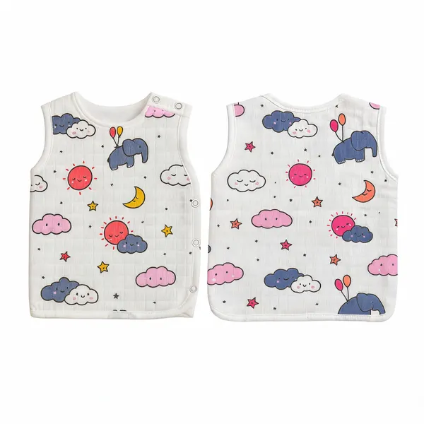 White_Printed_Muslin_Snap_Button_Baby_Jabla_For_Unisex_Baby_-_Pack_of_2
