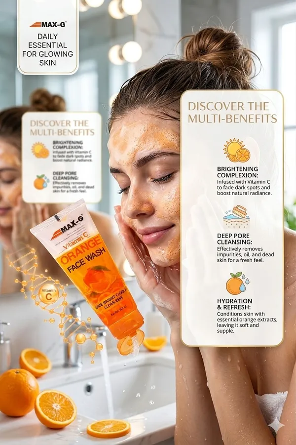 Combo_Pack_Of_4_-_Orange_Facewash,_Neem_Facewash_And_Rose_Facewash_&_Charcoal_Facewash