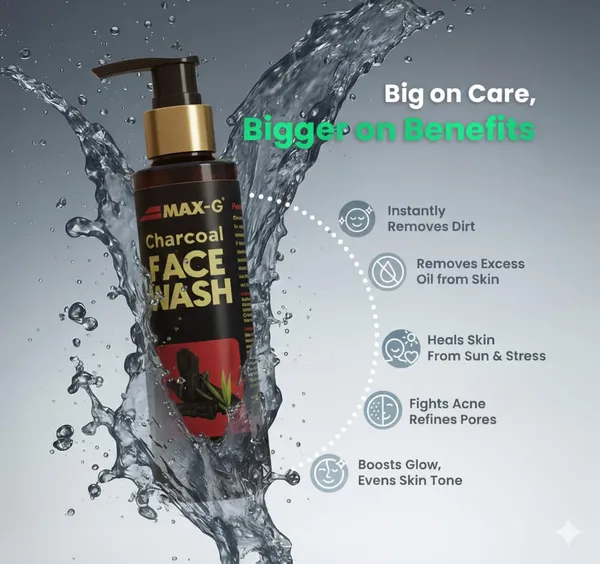 Combo_Pack_Of_4_-_Orange_Facewash,_Neem_Facewash_And_Rose_Facewash_&_Charcoal_Facewash